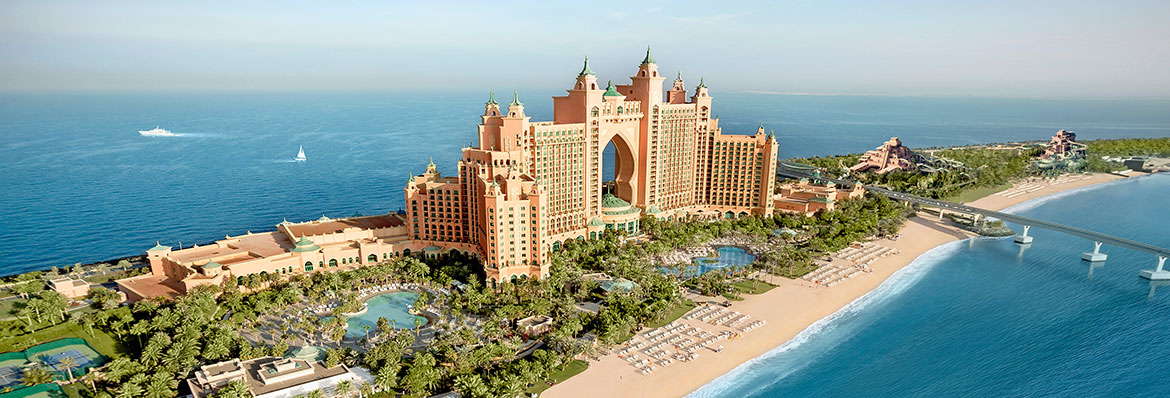 HD Quality Wallpaper | Collection: Man Made, 1170x398 Atlantis, The Palm