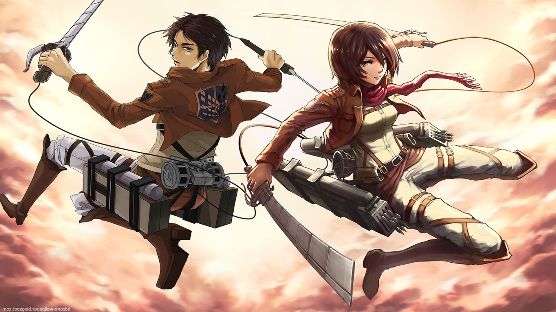 Attack On Titan Backgrounds, Compatible - PC, Mobile, Gadgets| 1920x1080 px