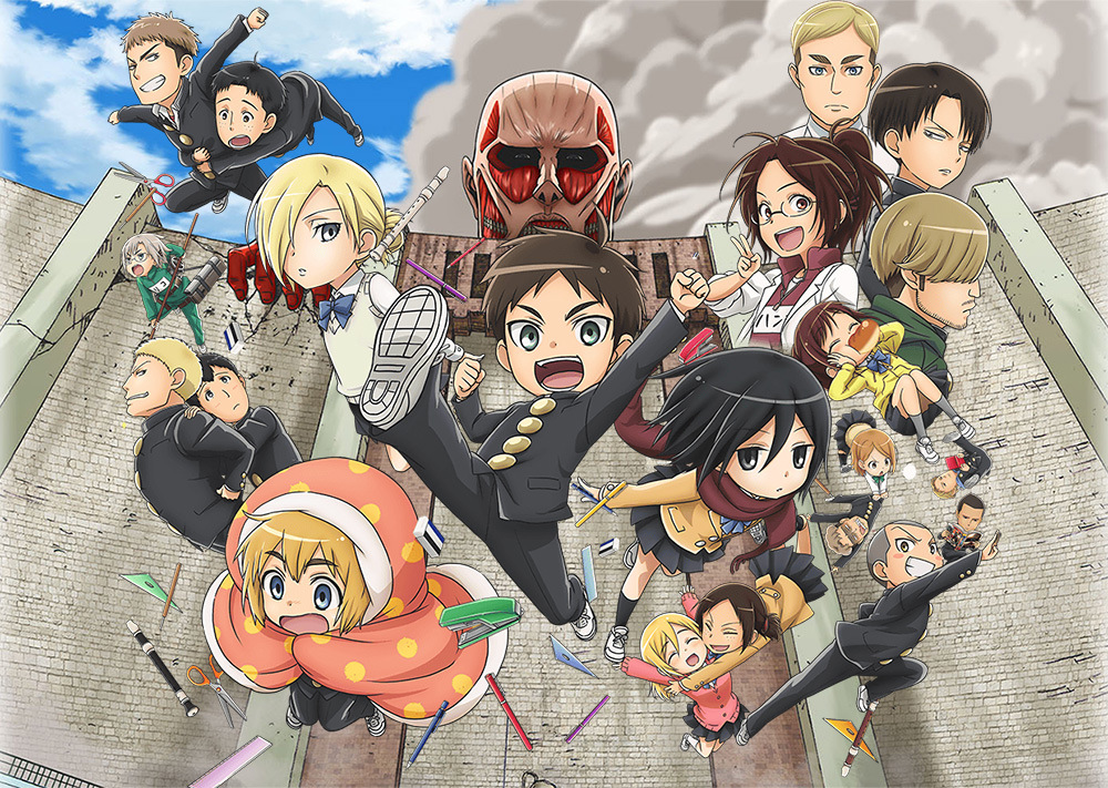 1000x711 > Attack On Titan: Junior High Wallpapers