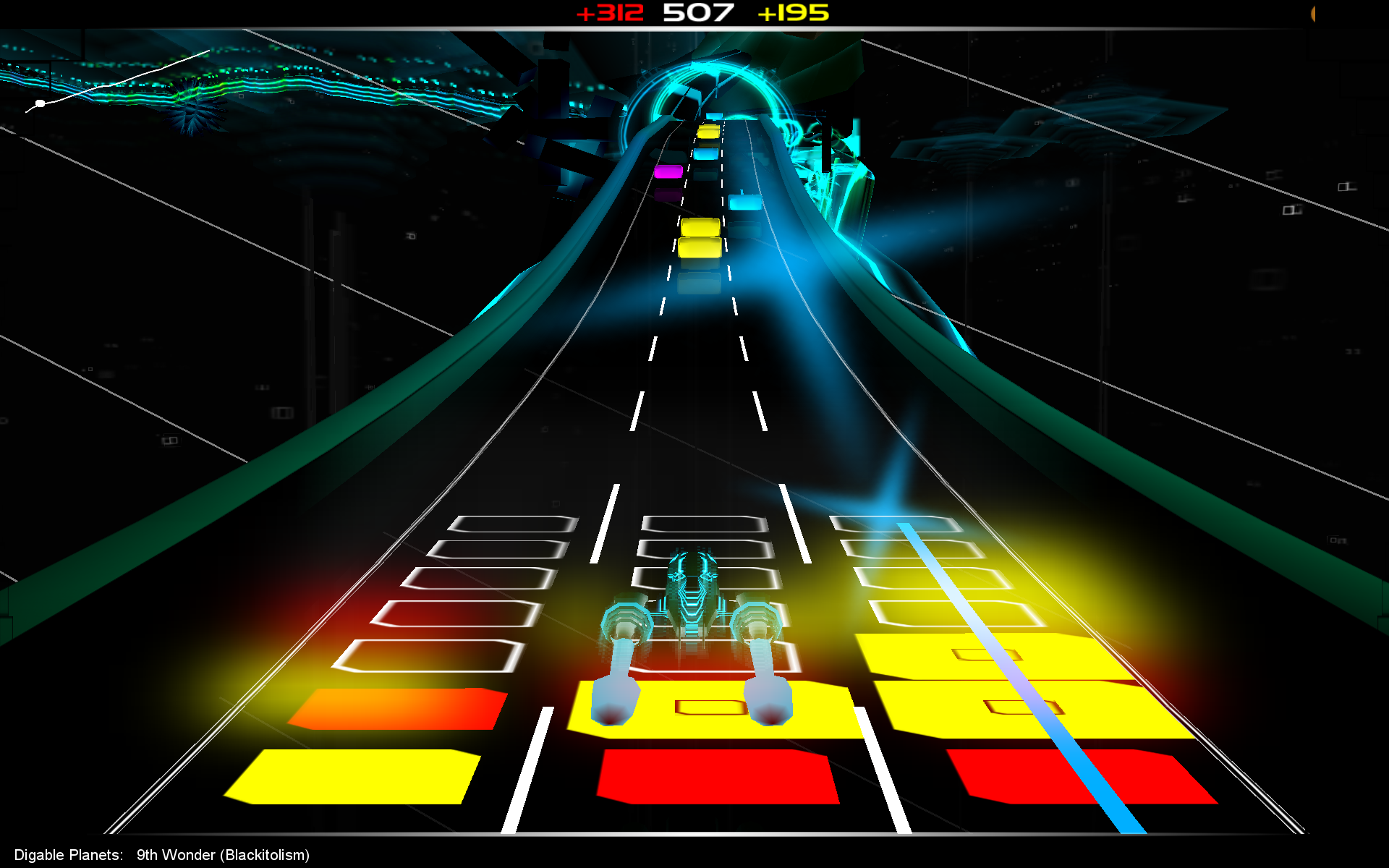 Nice wallpapers AudioSurf 1920x1200px