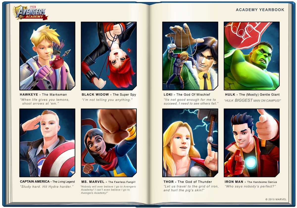 Nice Images Collection: Avengers Academy Desktop Wallpapers