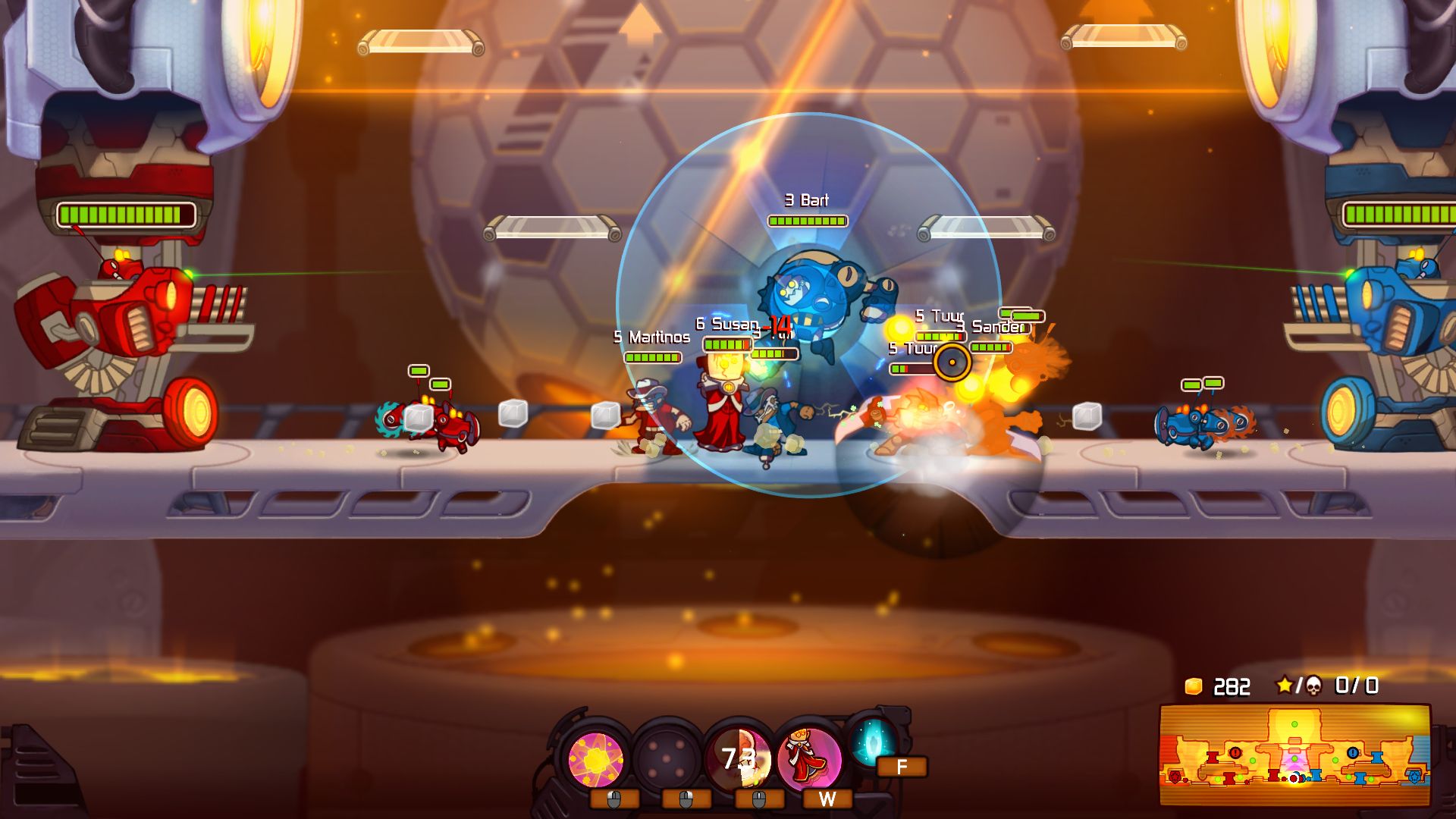 Awesomenauts Backgrounds, Compatible - PC, Mobile, Gadgets| 1920x1080 px