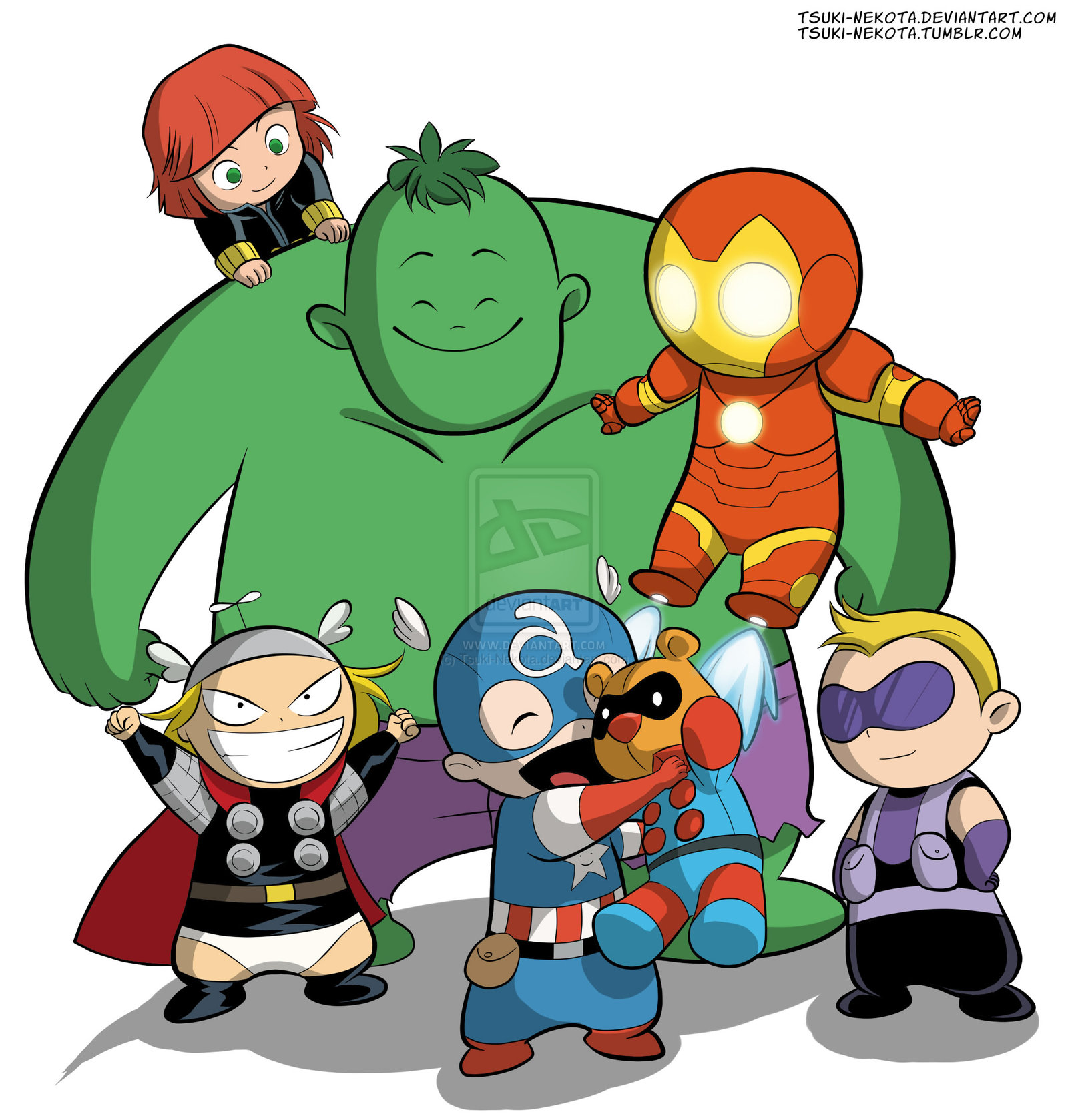 Nice Images Collection: Baby Avengers Desktop Wallpapers