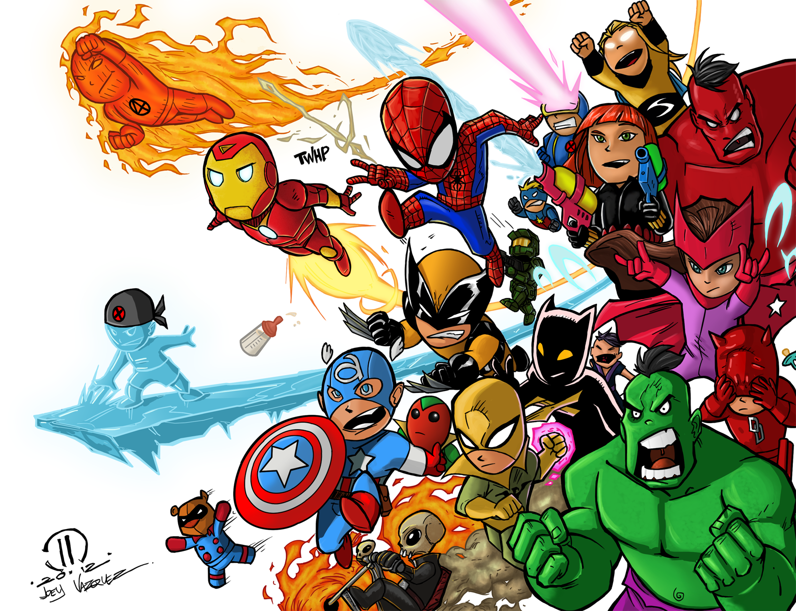 Nice wallpapers Baby Avengers 1563x1200px