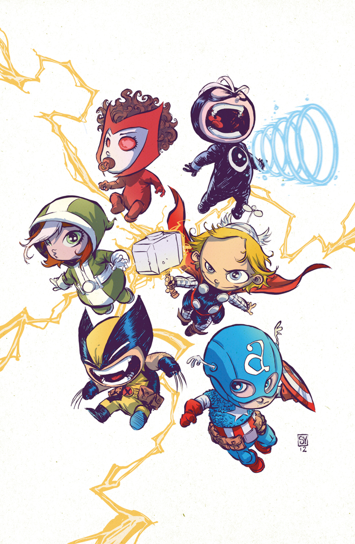 High Resolution Wallpaper | Baby Avengers 698x1070 px