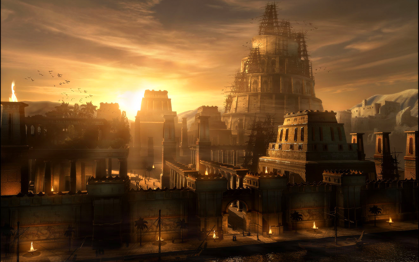 HD Quality Wallpaper | Collection: Man Made, 1440x900 Babylon