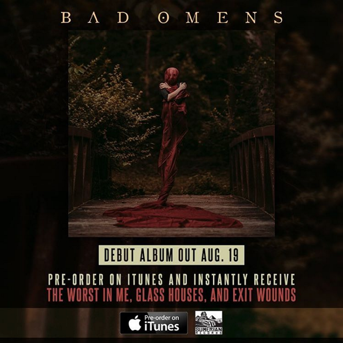 Like a villain bad. Bad Omens - Bad Omens (2016). Bad Omens обложка альбома. Bad Omens Bad Omens album. Группа Bad Omens альбомы.
