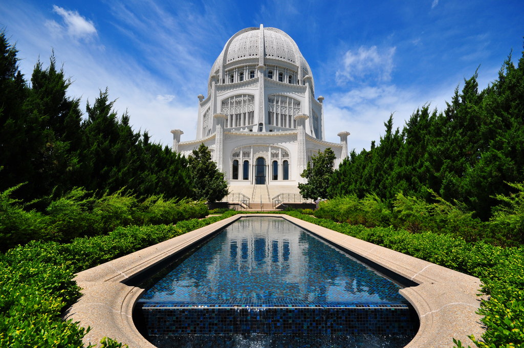 Nice Images Collection: Baha'i Temple Desktop Wallpapers