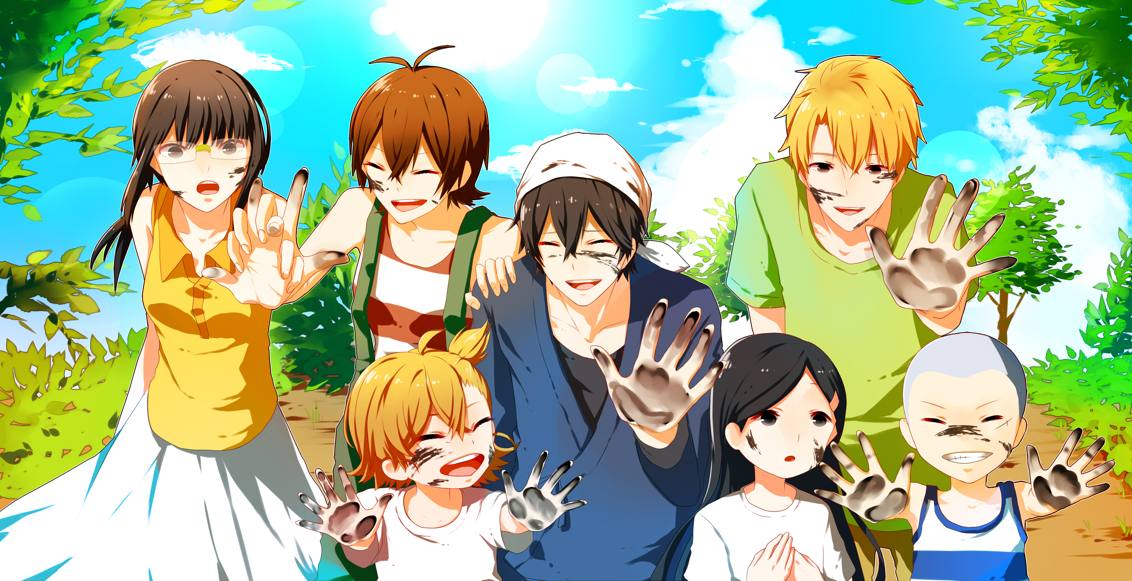 Nice wallpapers Barakamon 3700x1900px