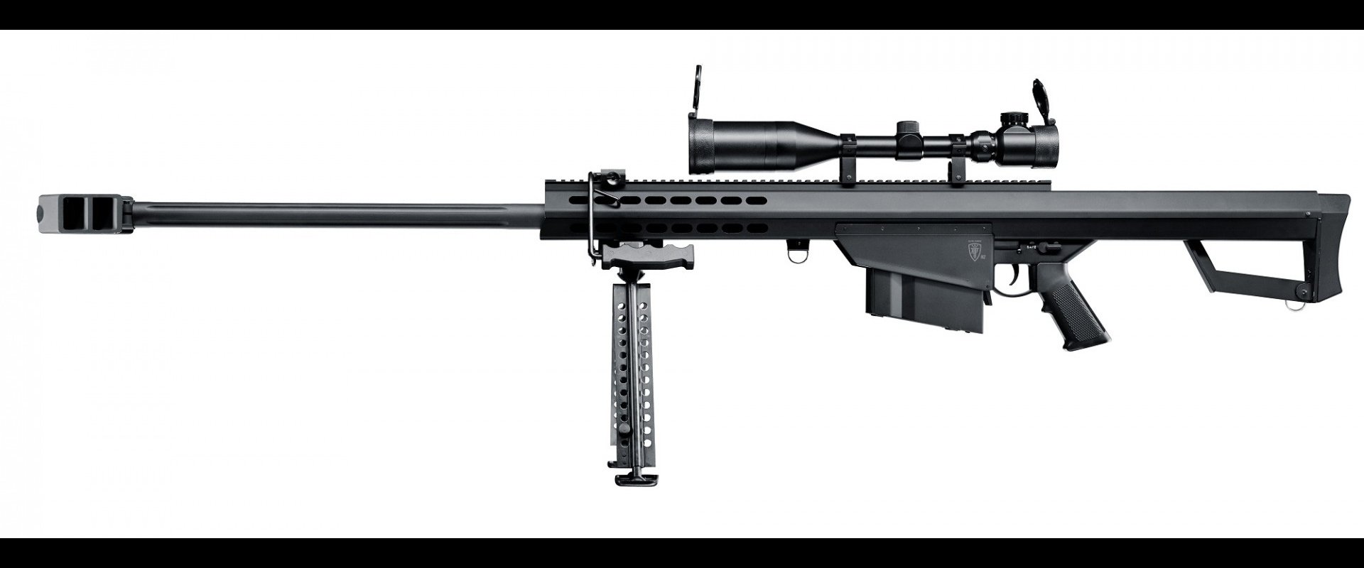 Barrett M82 Sniper Rifle Backgrounds, Compatible - PC, Mobile, Gadgets| 1920x800 px