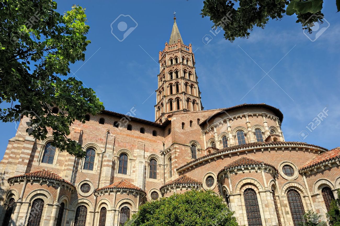Basilica Of St. Sernin, Toulouse Backgrounds on Wallpapers Vista