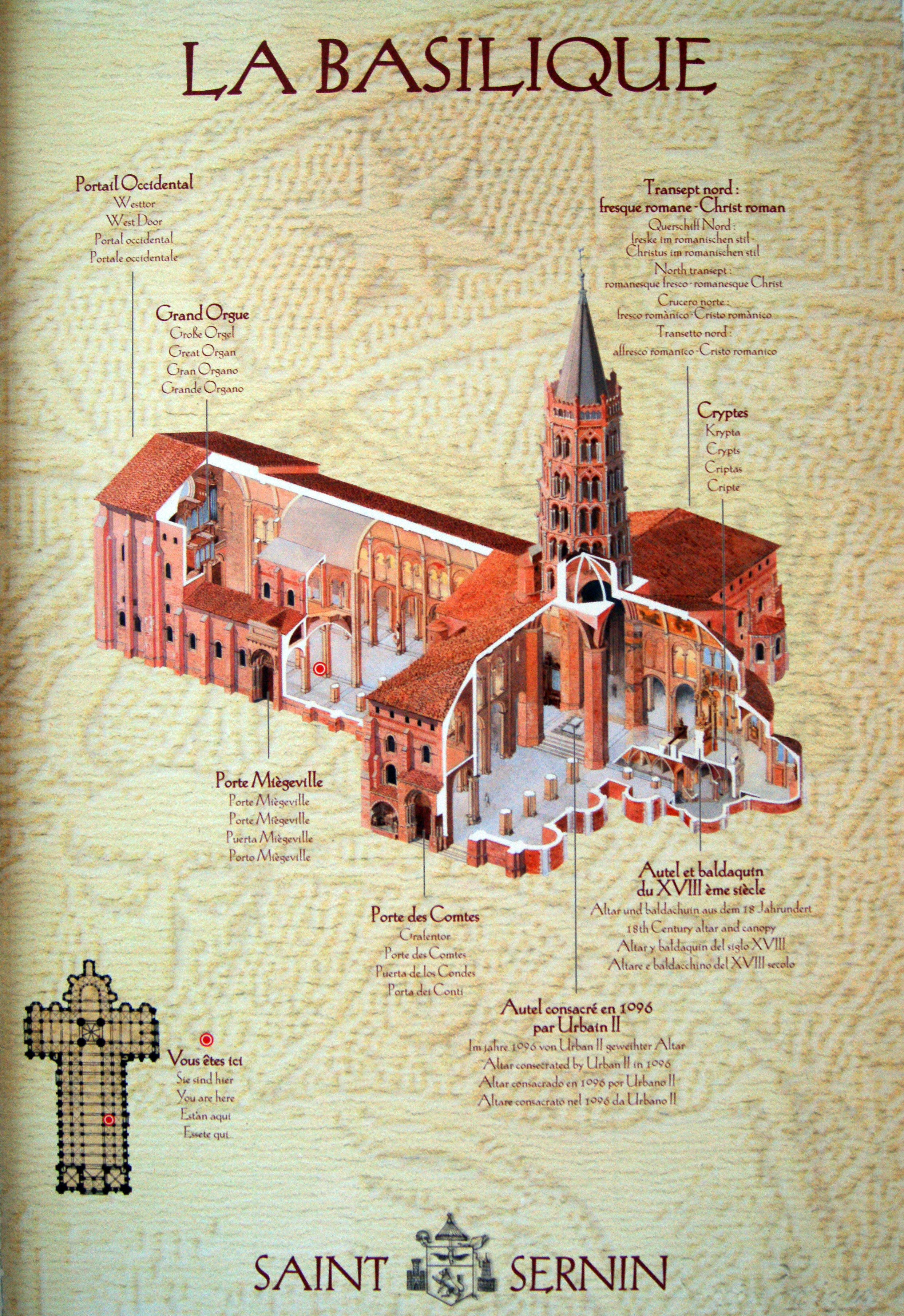 Amazing Basilica Of St. Sernin, Toulouse Pictures & Backgrounds