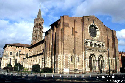 HD Quality Wallpaper | Collection: Religious, 420x280 Basilica Of St. Sernin, Toulouse