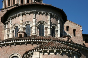Basilica Of St. Sernin, Toulouse Backgrounds, Compatible - PC, Mobile, Gadgets| 360x236 px