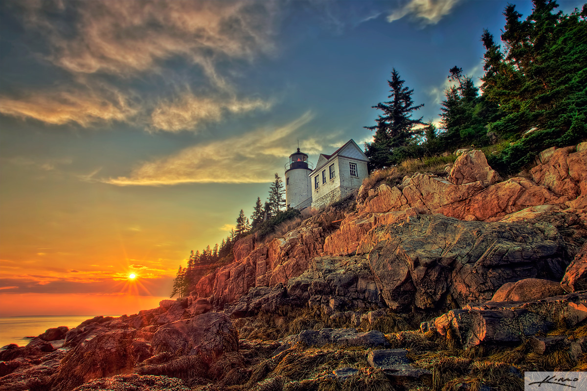 Bass Harbor Lighthouse Backgrounds on Wallpapers Vista
