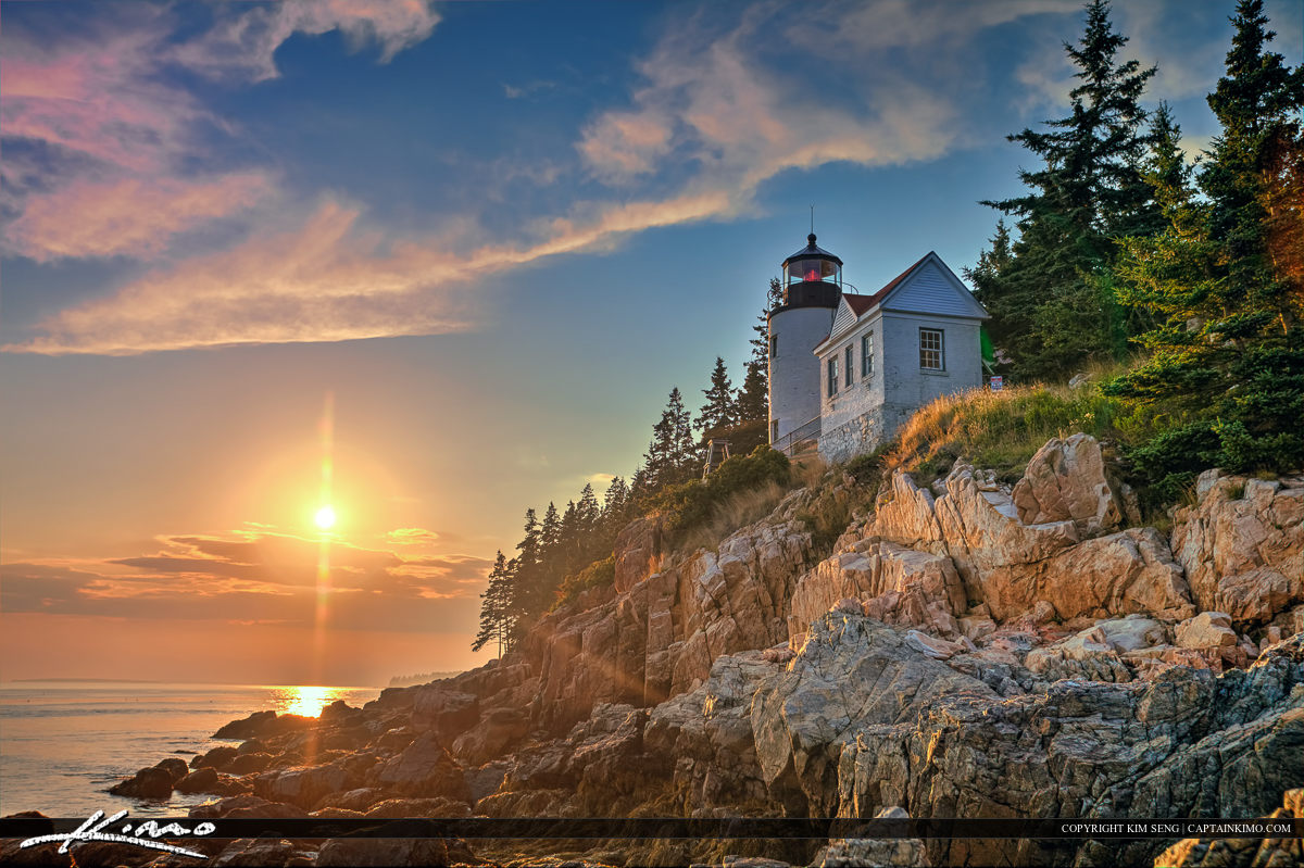 Bass Harbor Lighthouse Backgrounds, Compatible - PC, Mobile, Gadgets| 1200x799 px