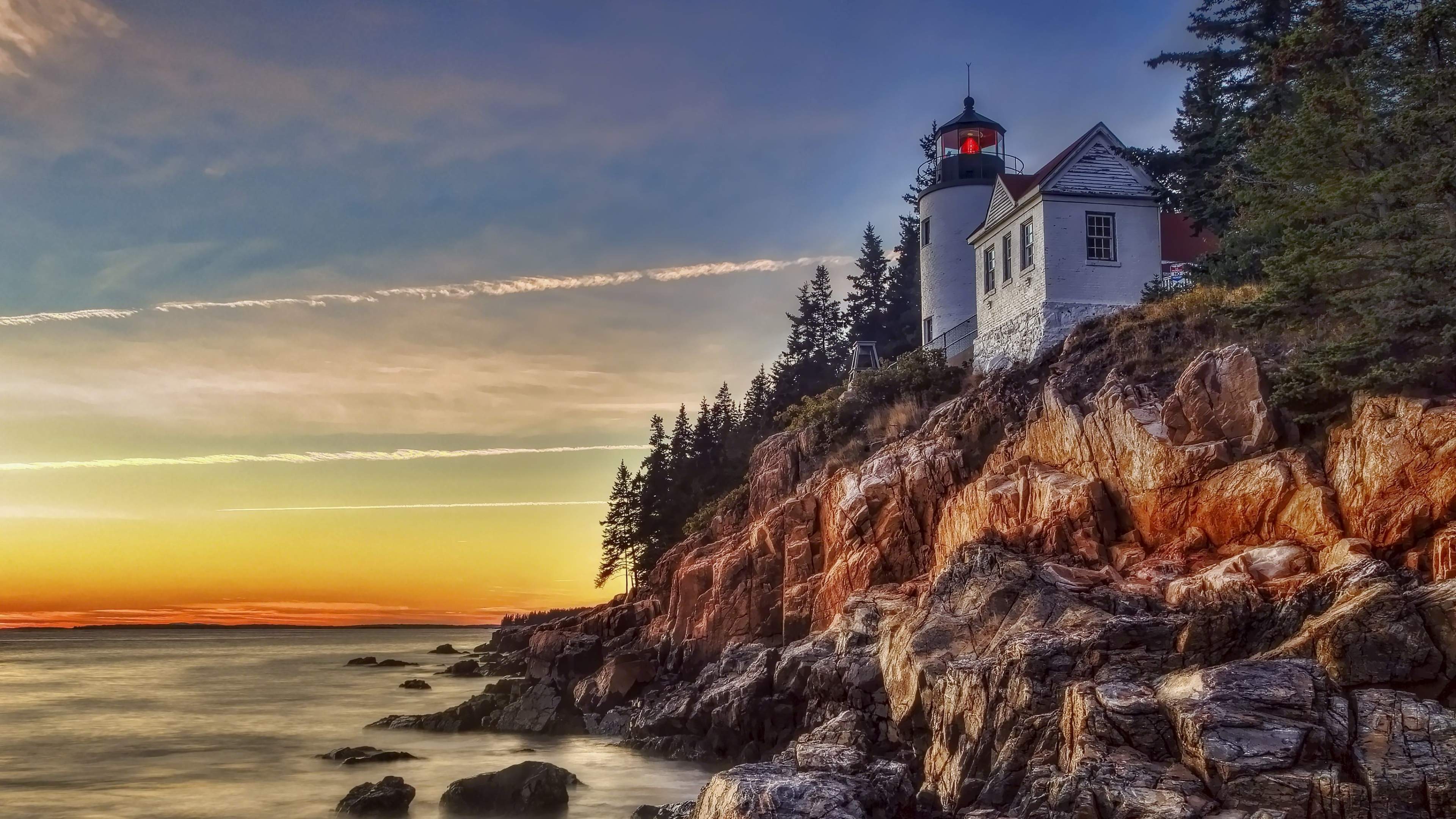 Bass Harbor Lighthouse High Quality Background on Wallpapers Vista