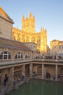 Nice Images Collection: Bath Abbey Desktop Wallpapers