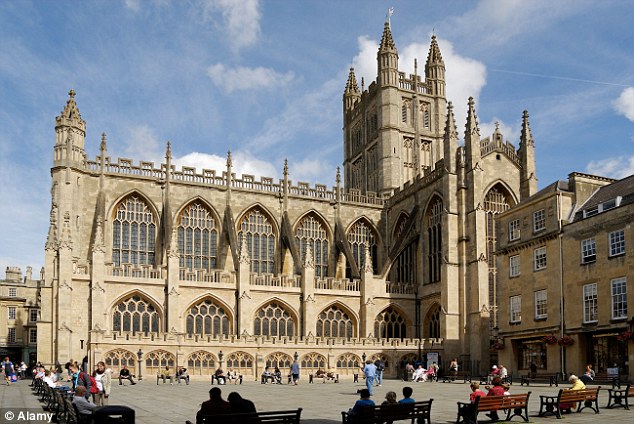 Nice Images Collection: Bath Abbey Desktop Wallpapers