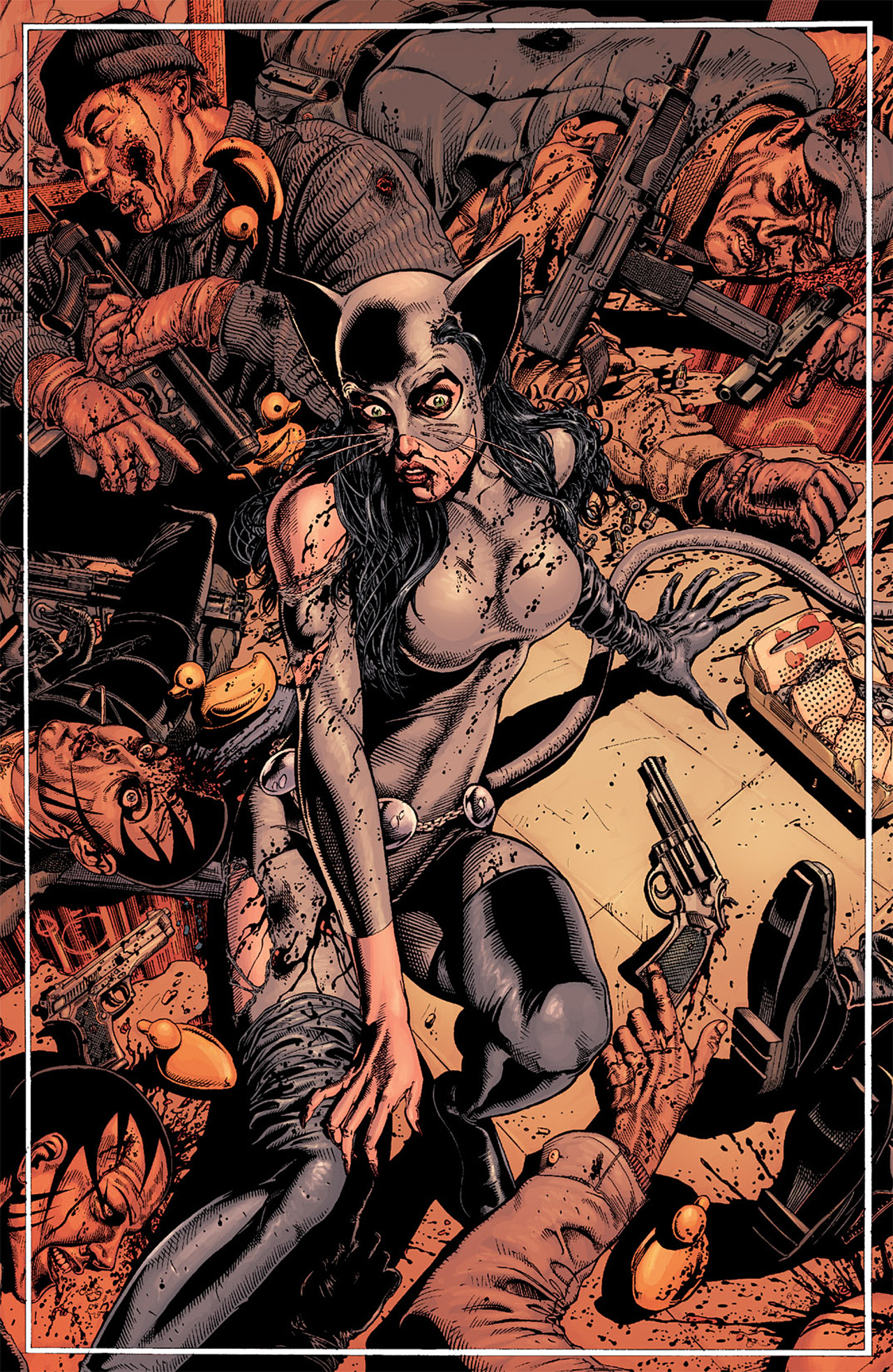 HD Quality Wallpaper | Collection: Comics, 1280x1966 Batman Catwoman: Trail Of The Gun 