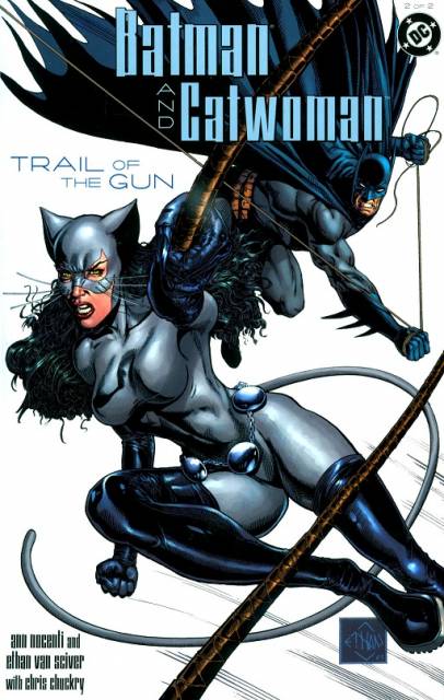HD Quality Wallpaper | Collection: Comics, 406x640 Batman Catwoman: Trail Of The Gun 