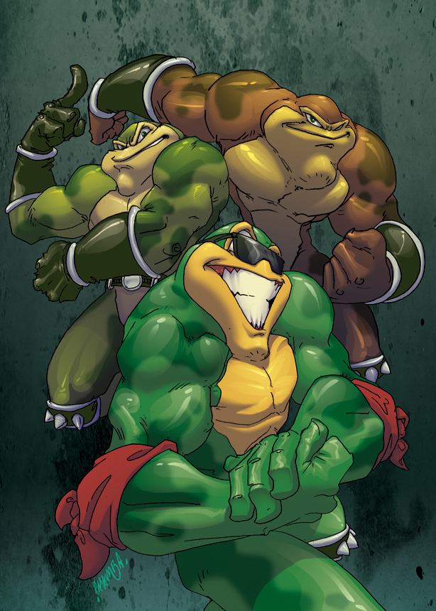 Nice wallpapers Battle Toads 614x860px