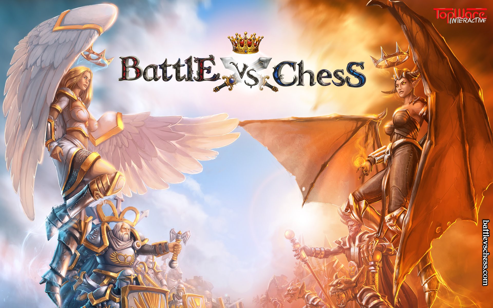 HD desktop wallpaper: Video Game, Battle Vs Chess download free picture  #700122