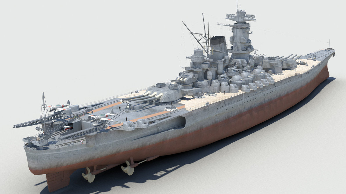 HD Quality Wallpaper | Collection: Sci Fi, 1191x670 Battleship Yamato