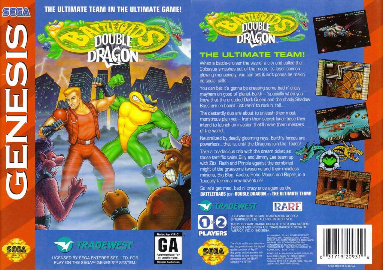 Battletoads & Double Dragon Pics, Video Game Collection