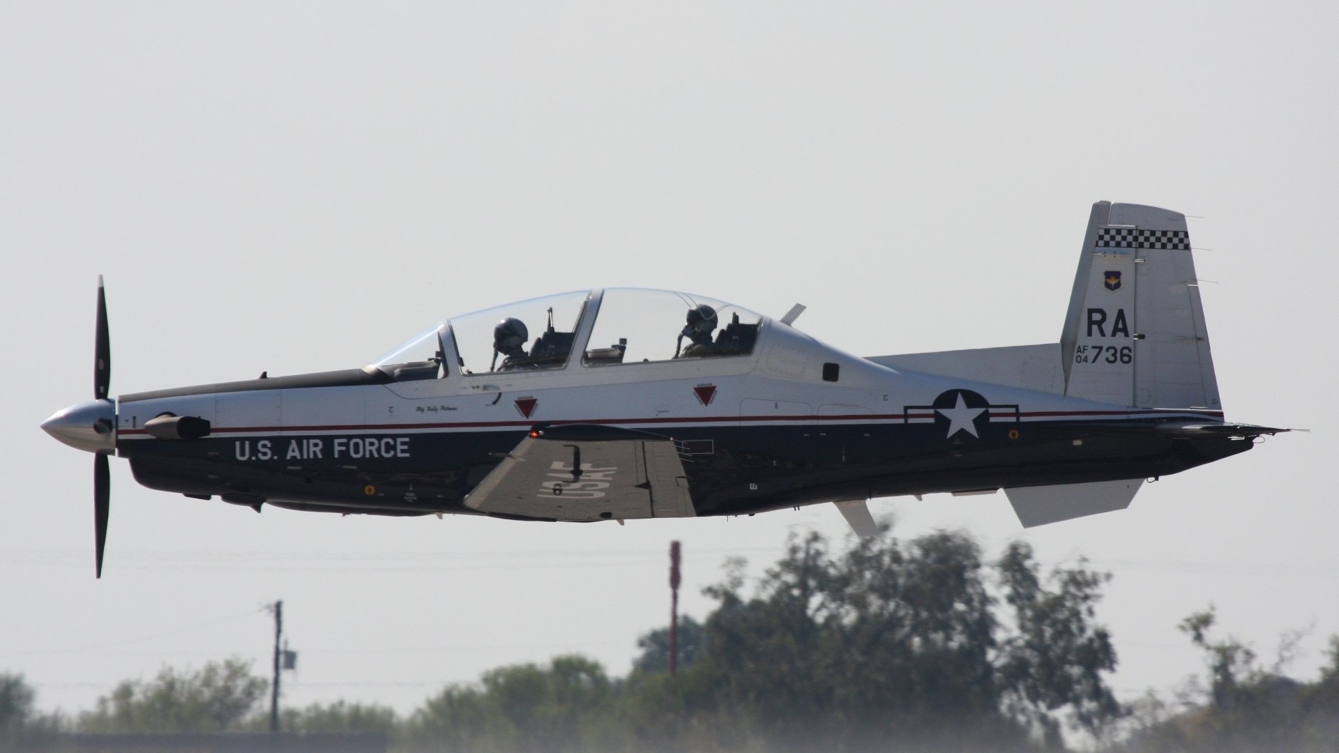 Beechcraft T-6 Texan Ii Backgrounds, Compatible - PC, Mobile, Gadgets| 1920x1080 px