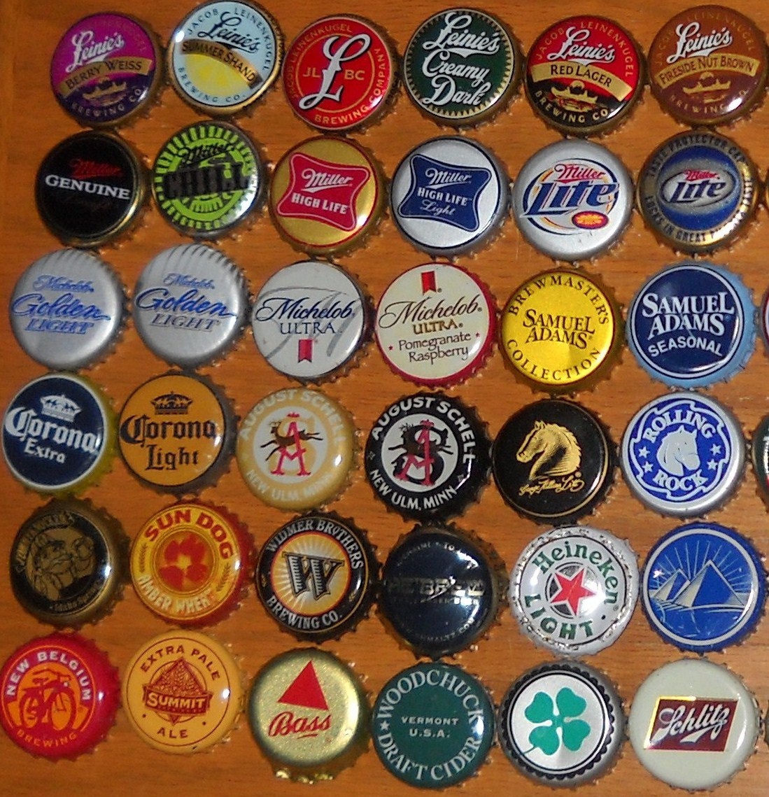 Nice Images Collection: Beer Bottle Caps Desktop Wallpapers