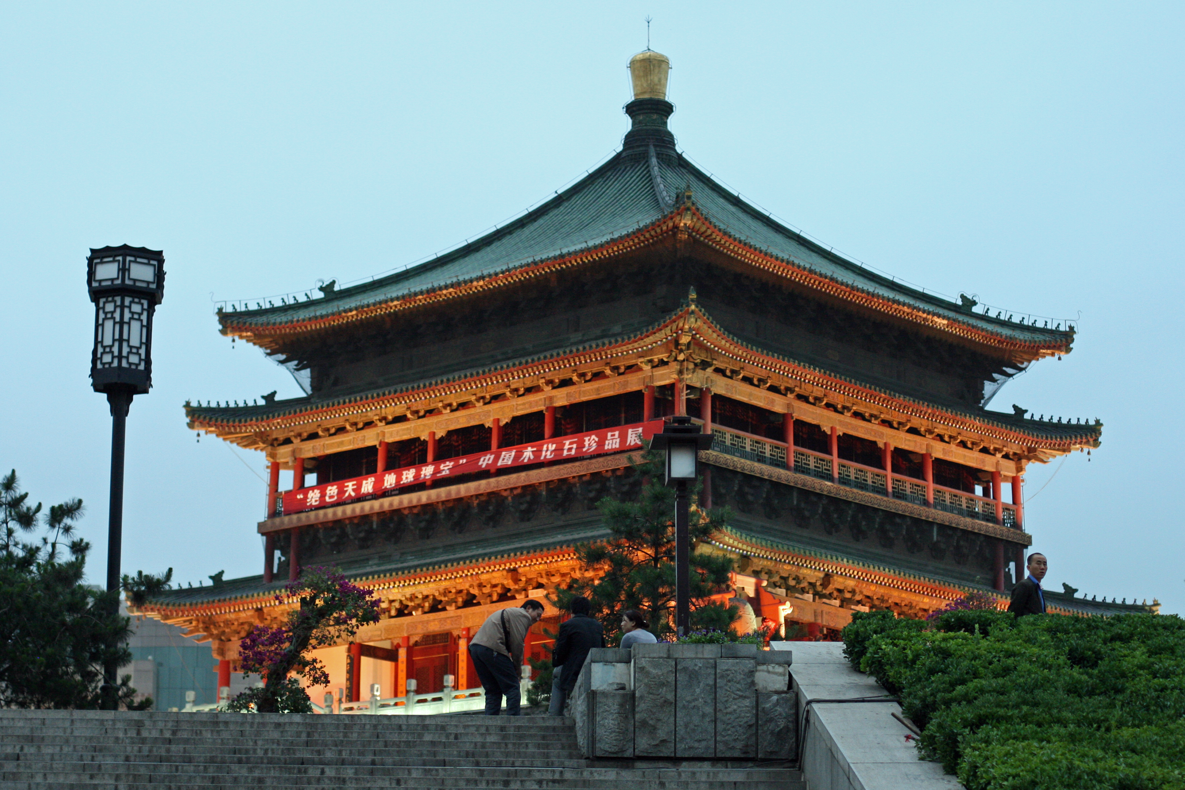 Bell Tower Of Xi'an Backgrounds, Compatible - PC, Mobile, Gadgets| 3888x2592 px