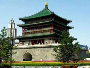 Nice Images Collection: Bell Tower Of Xi'an Desktop Wallpapers