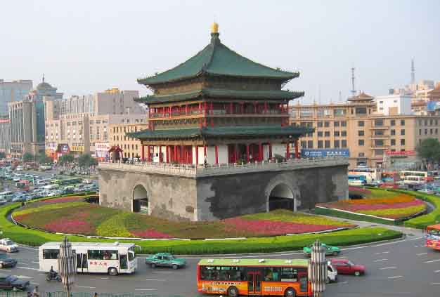 Bell Tower Of Xi'an Backgrounds on Wallpapers Vista