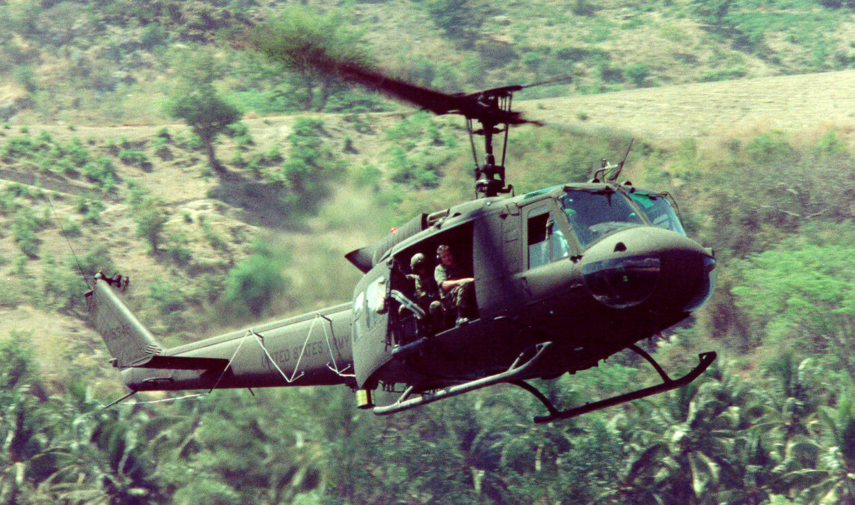 HD Quality Wallpaper | Collection: Military, 1234x729 Bell UH-1 Iroquois