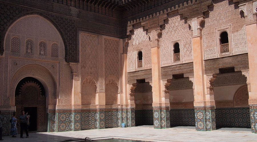 HD Quality Wallpaper | Collection: Man Made, 900x500 Ben Youssef Madrasa