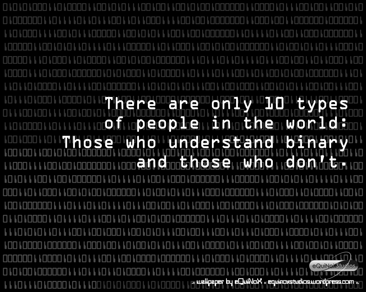Nice Images Collection: Binary Desktop Wallpapers