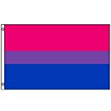 Bisexual Pride Flag Backgrounds, Compatible - PC, Mobile, Gadgets| 160x160 px