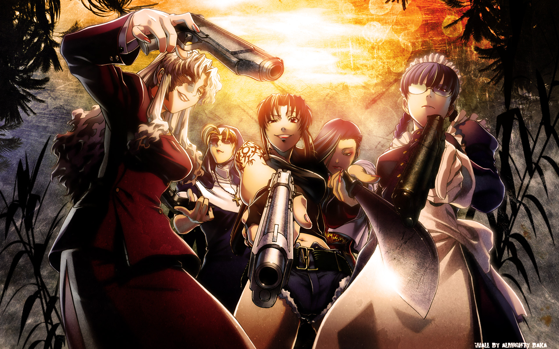 Nice Images Collection: Black Lagoon Desktop Wallpapers