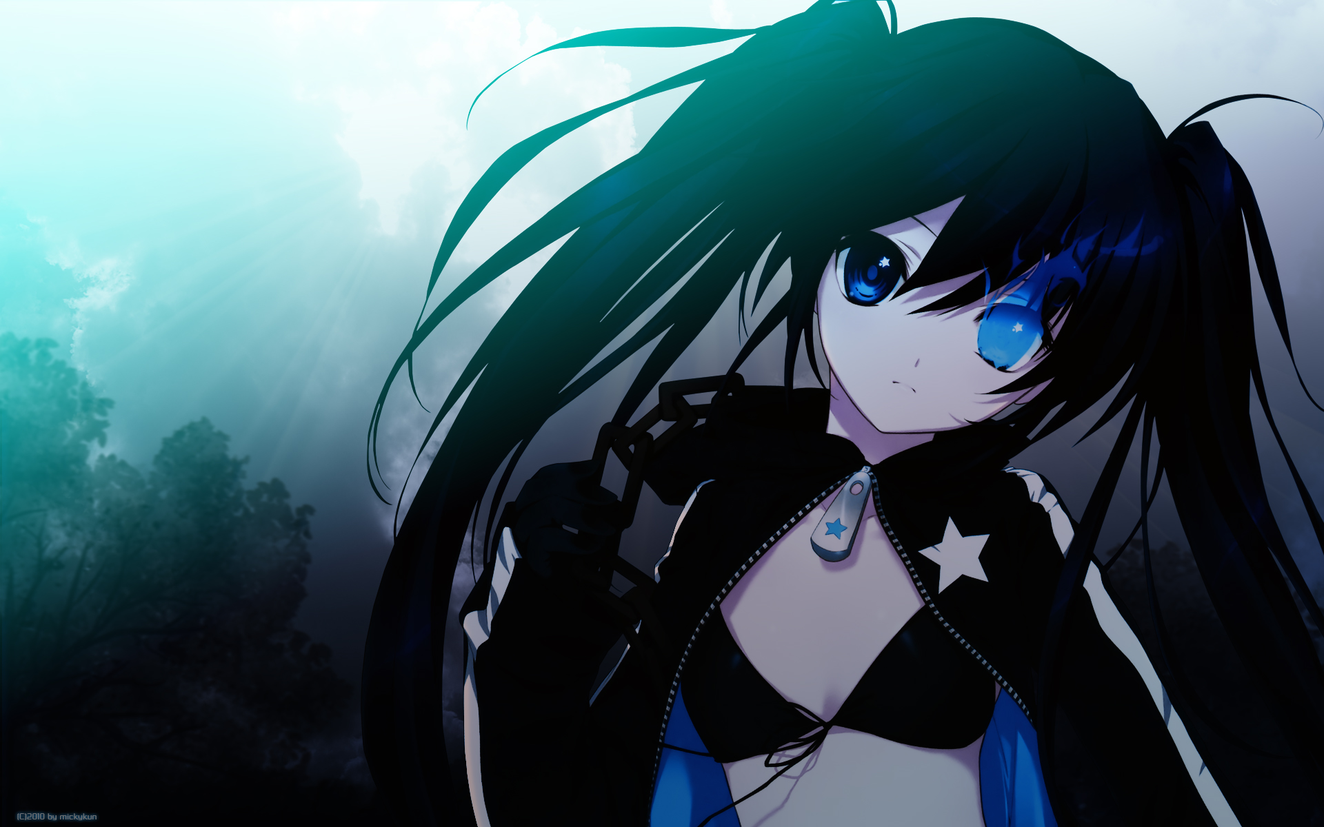 HD Quality Wallpaper | Collection: Anime, 1920x1200 Black Rock Shooter