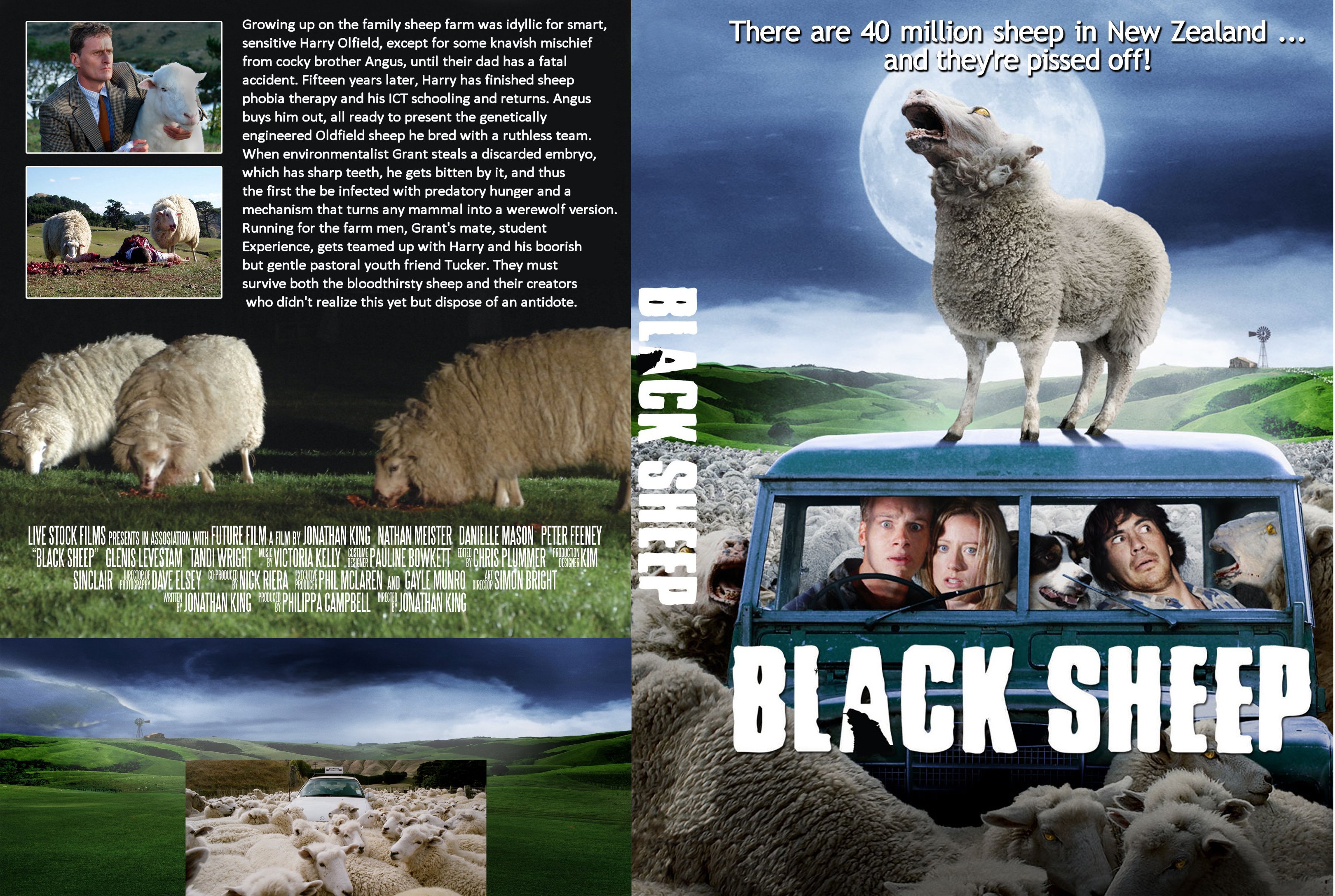 HD Quality Wallpaper | Collection: Movie, 3240x2175 Black Sheep (2006)