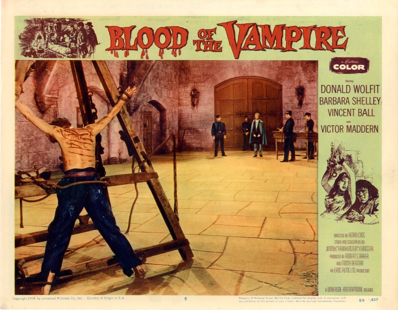 HD Quality Wallpaper | Collection: Movie, 1345x1046 Blood Of The Vampire