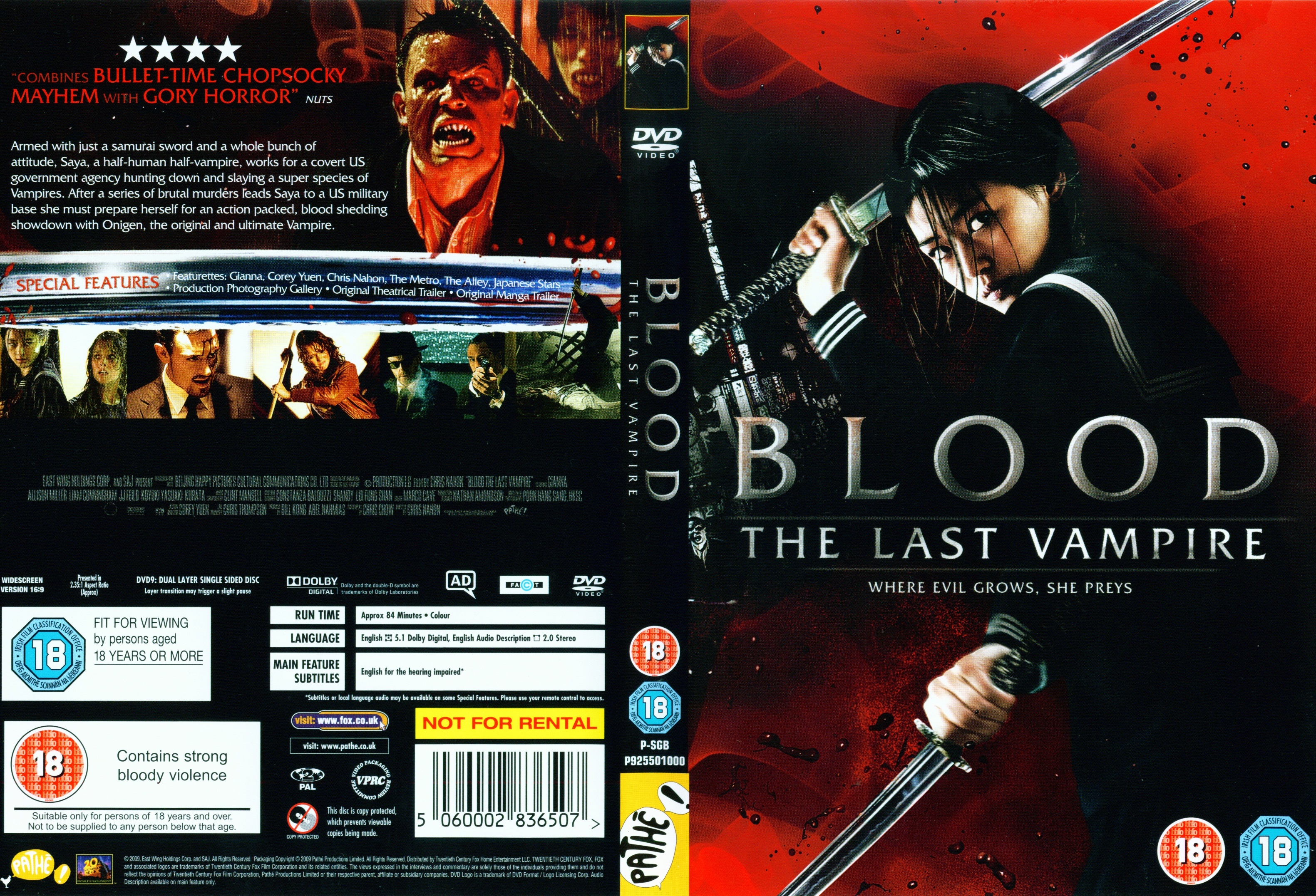 HQ Blood The Last Vampire (2009) Wallpapers | File 3300.81Kb