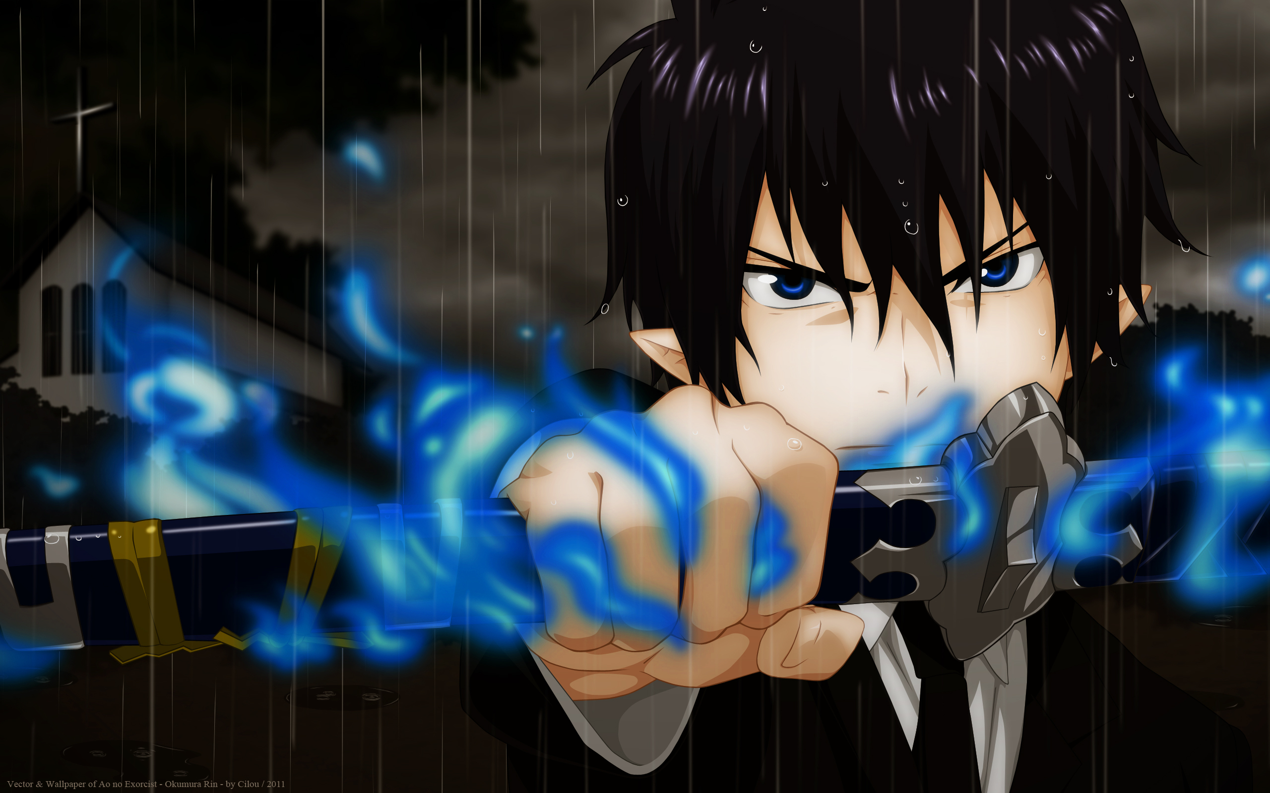 HD Quality Wallpaper | Collection: Anime, 2560x1600 Blue Exorcist