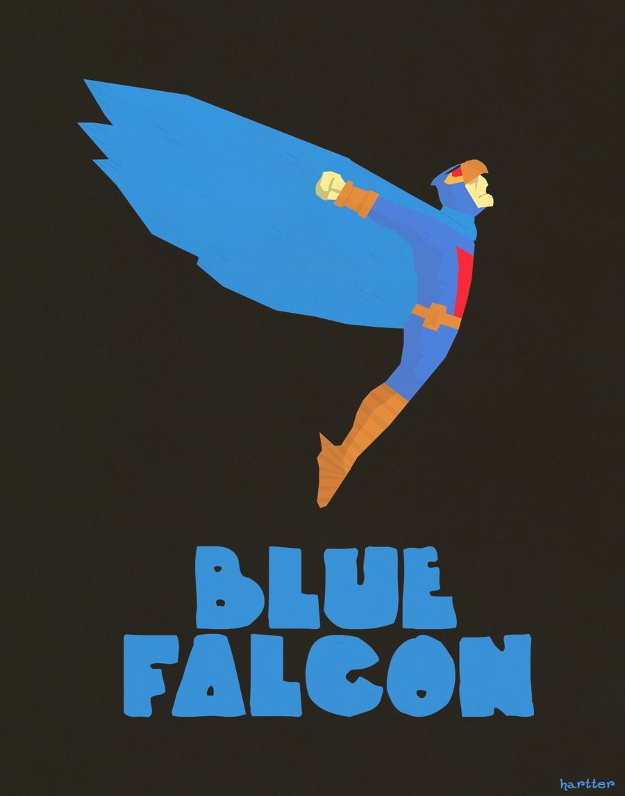 Nice Images Collection: Blue Falcon Desktop Wallpapers