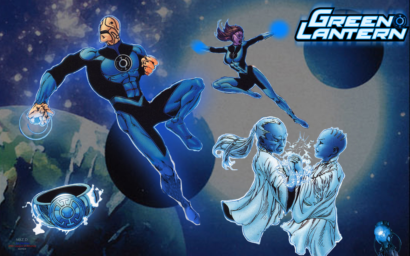 HQ Blue Lantern Corps Wallpapers | File 313.07Kb