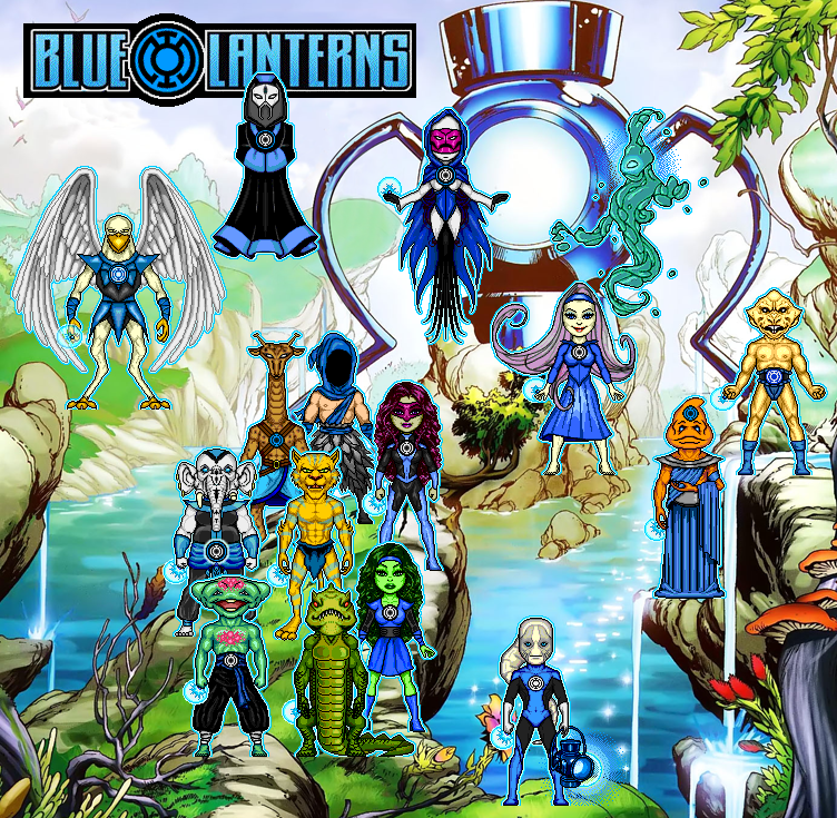 Blue Lantern Corps Pics, Comics Collection