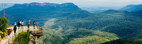 HD Quality Wallpaper | Collection: Earth, 469x146 Blue Mountains