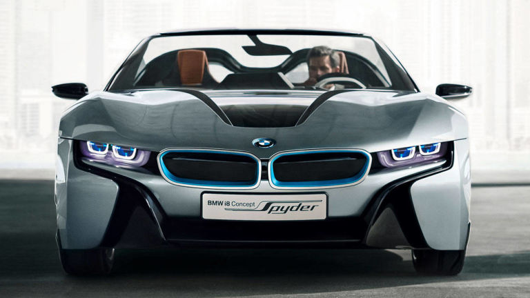 HD Quality Wallpaper | Collection: Vehicles, 768x432 BMW I8 Concept Spyder