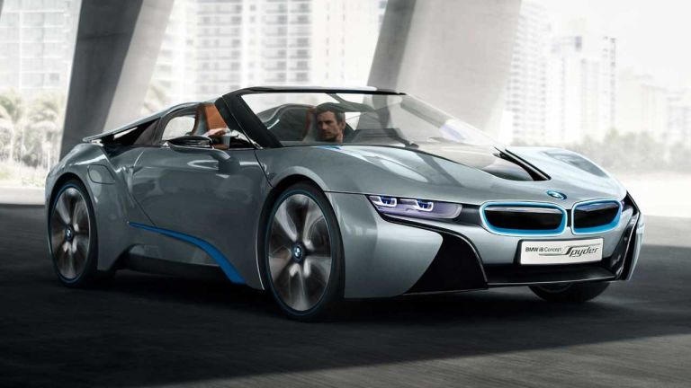 HD Quality Wallpaper | Collection: Vehicles, 768x432 BMW I8 Concept Spyder